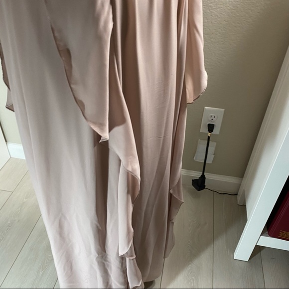 BCBGMaxazria Kollin Mauve Rose Maxi Dress Sz S - Picture 9 of 16